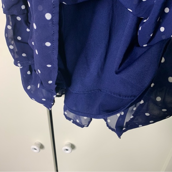 Girl’s Cherokee Polka Dot Ruffled Tank Top - Picture 10 of 13